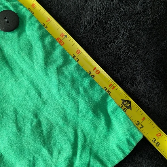 Mara Hoffman Heidi Organic Linen Midi Dress Green Sustainable Eco Designer Med - Picture 13 of 14